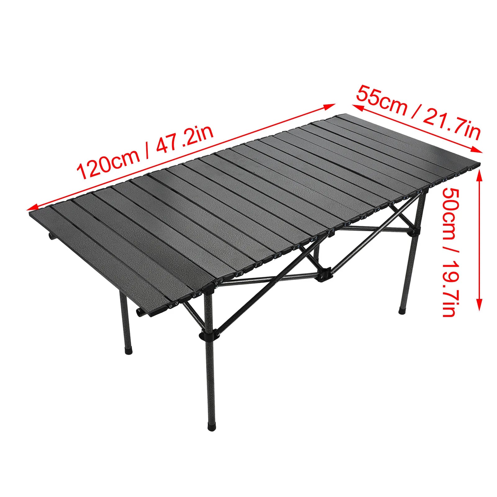 Portal Roll Up Metal Camp Table