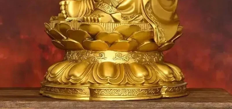 Copper Maitreya Big Belly Laughing Buddha