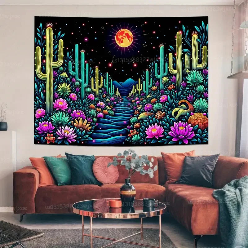Desert Cactus Wall Art, Multiple Sizes