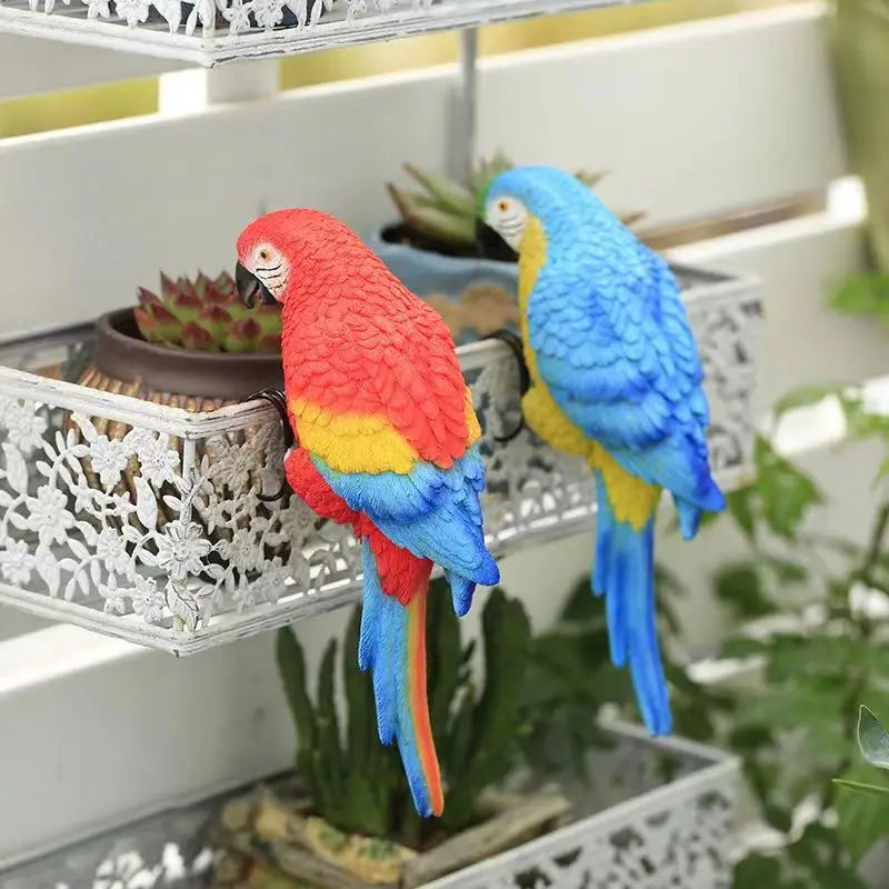 Resin Parrot Garden Decoration