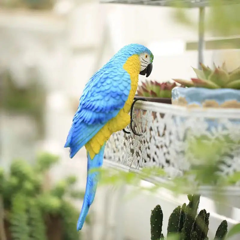 Resin Parrot Garden Decoration