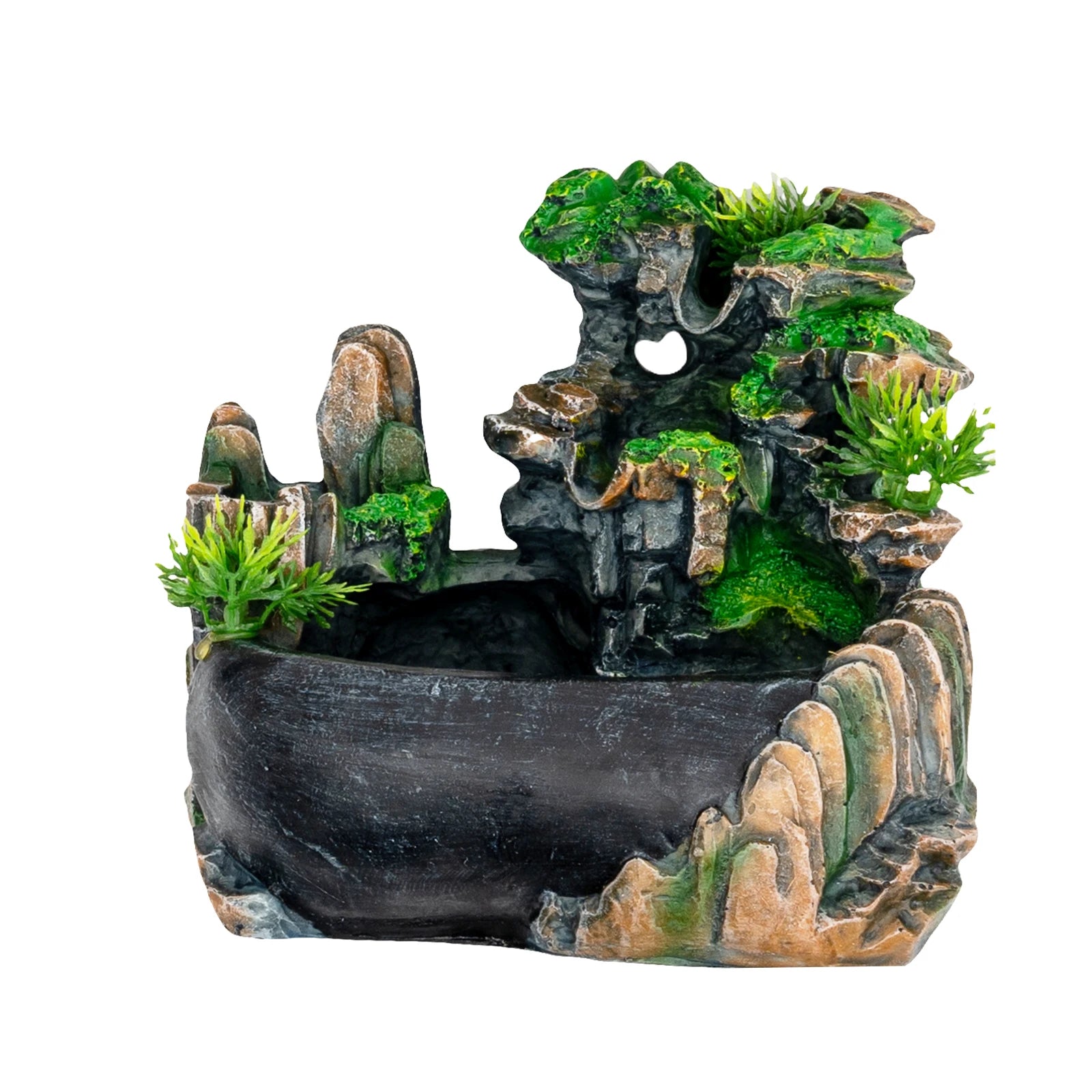 Indoor Waterfall Fountain with LED Lights & Atomizer
