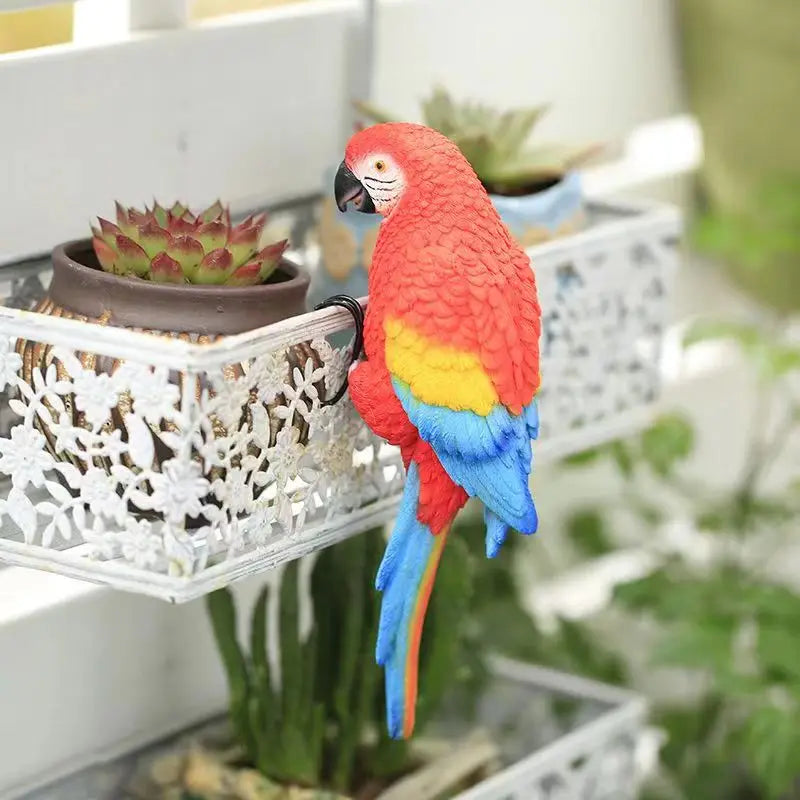 Resin Parrot Garden Decoration