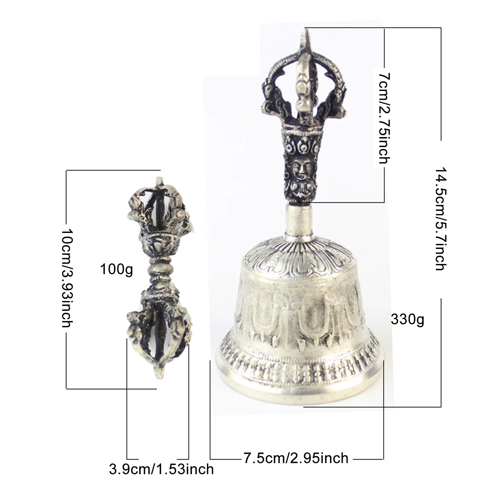 Tibetan Buddhist Meditation Bell