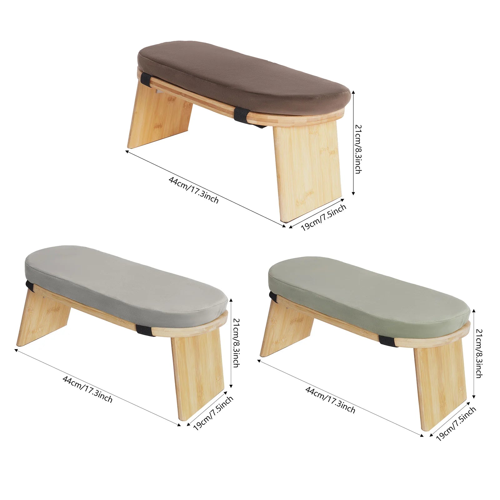 Folding Praying Meditation Stool with Cushion