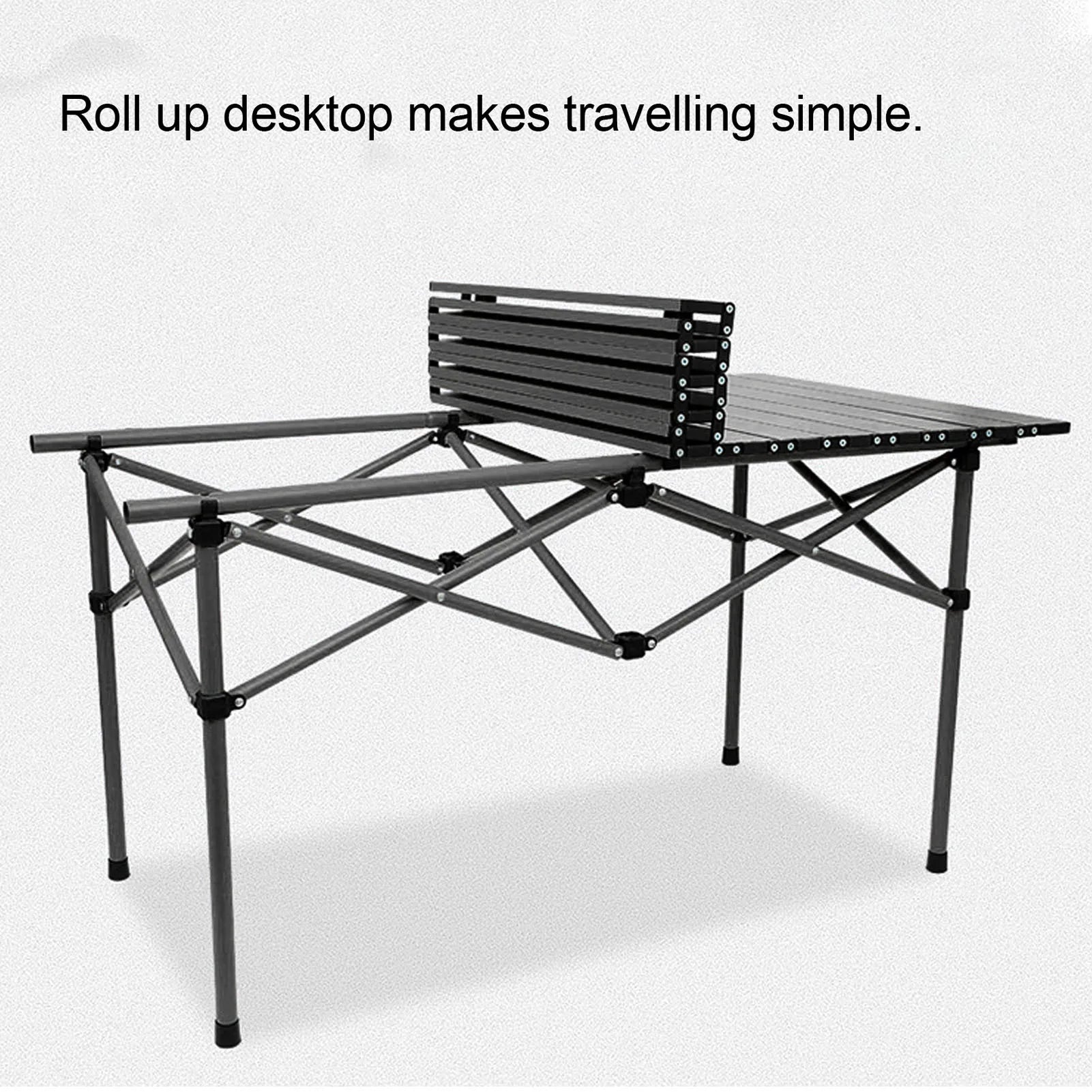 Portal Roll Up Metal Camp Table