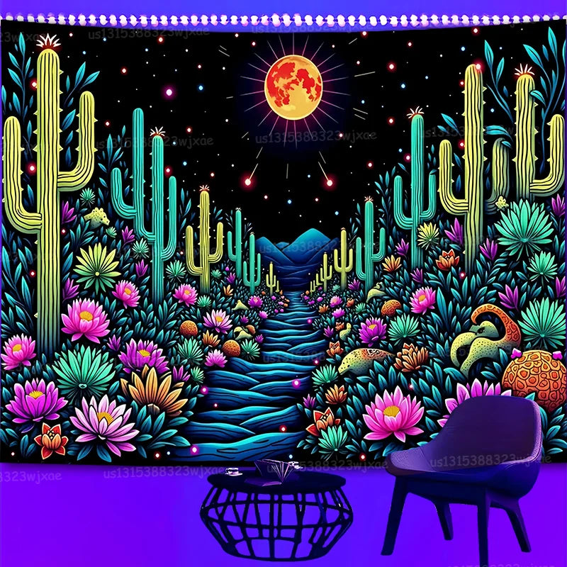 Desert Cactus Wall Art, Multiple Sizes