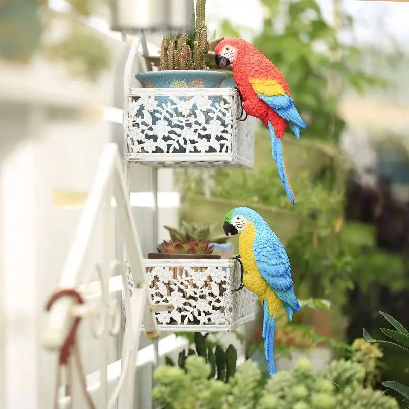 Resin Parrot Garden Decoration