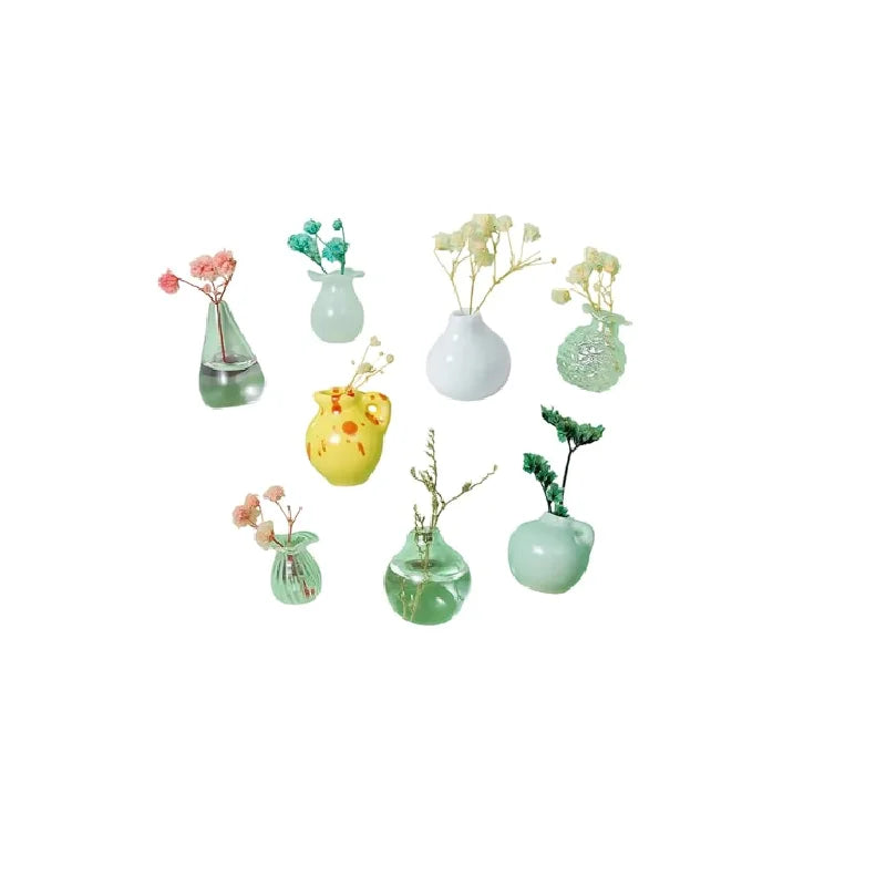 Mini Ceramics Flower Vase Magnets